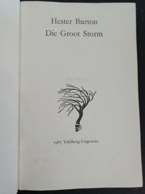 DIE GROOT STORM / HESTER BURTON