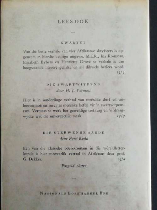 In Klein Maat  /  Audrey Blignault (1960)