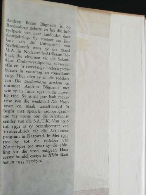 In Klein Maat  /  Audrey Blignault (1960)