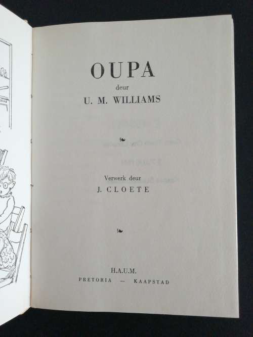 OUPA  /  URSULA MORAY WILLIAMS
