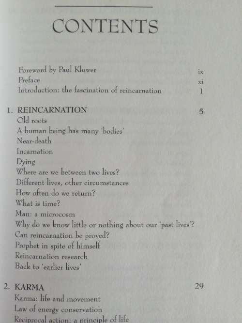 Reincarnation and Karma / Albert Bodde