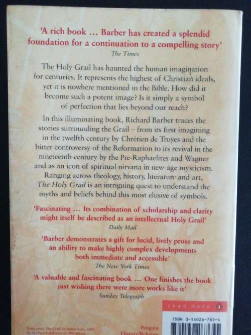 The Holy Grail The History of a Legend  /  Richard Barber