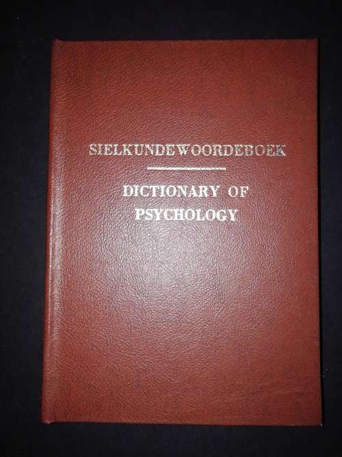 SIELKUNDEWOORDEBOEK / DICTIONARY OF PSYCHOLOGY :  Die Vaktaalburo