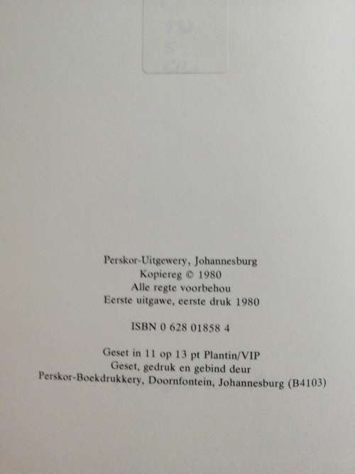 Opslag / Rika Cilliers