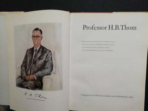 Professor H.B. Thom / D.J. Kotze