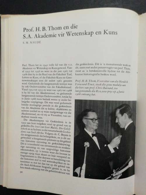 Professor H.B. Thom / D.J. Kotze