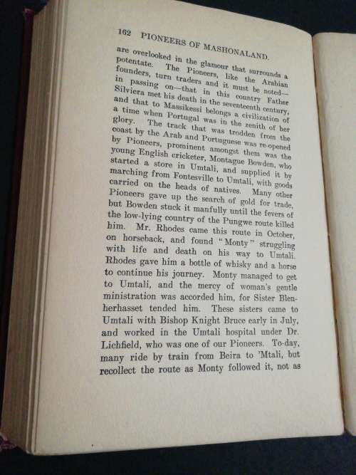 The Pioneers Of Mashonaland (Men Who Made Rhodesia) - First Edition 1914 by Adrian Darter (RARE)