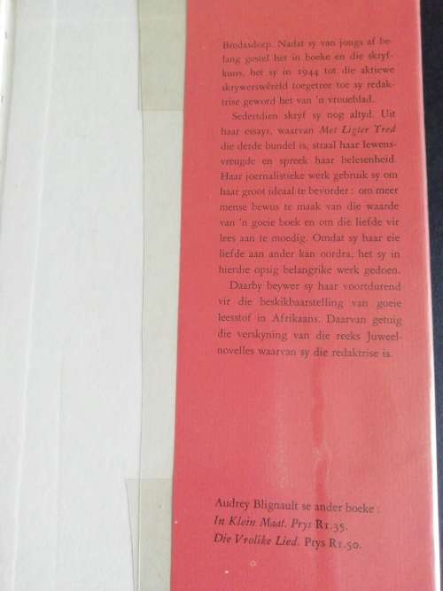 Met Ligter Tred  / Audrey Blignault