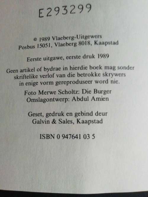 Op die Wyse van die Taal / Redaksie - Rouston Gilfillan and Abraham De Vries