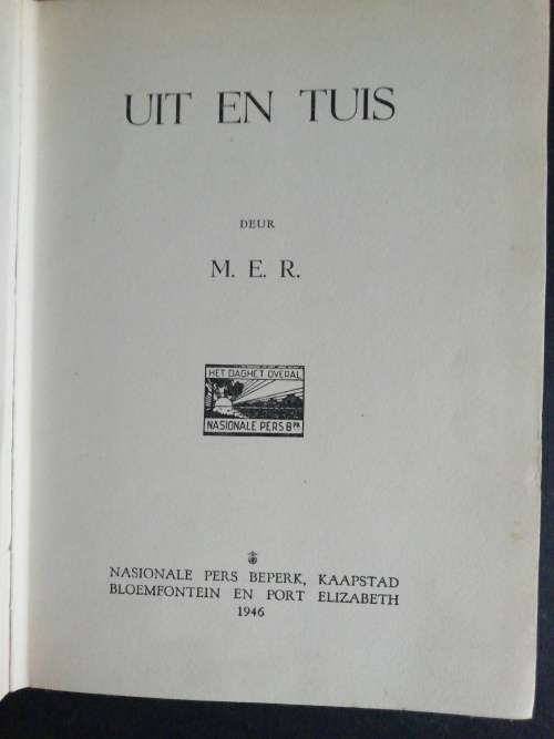 Uit en Tuis deur M.E.R.- (1946)