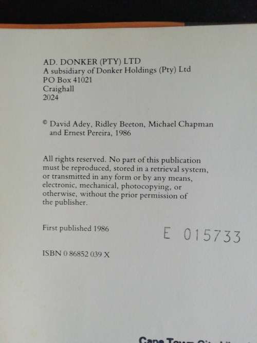 Companion To South African English Literature  /  David Adey........