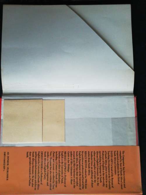Companion To South African English Literature  /  David Adey........