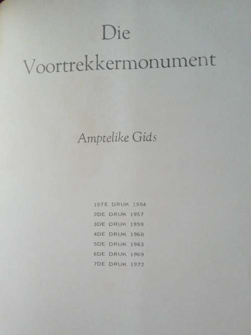 Die Voortrekkermonument Pretoria - Amptelike Gids