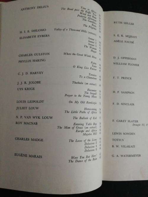 Poets in South Africa  an anthology / Roy Macnab