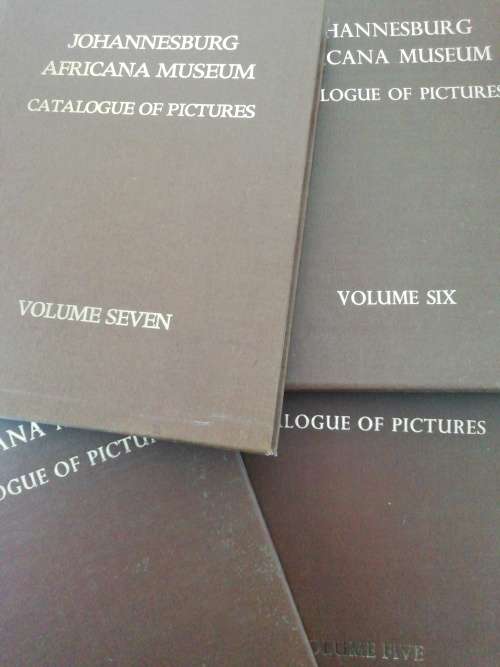 Johannesburg Africana Museum Catalogue of Pictures ( 5 x Volumes): 1/2/5/6/7