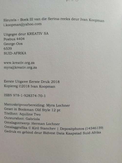 Sleutels / Ivan Koopman