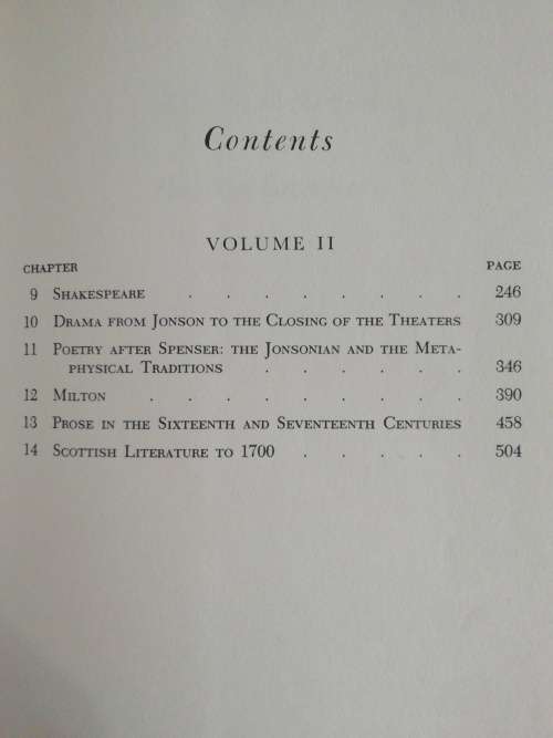 A Critical History of English Literature  /   David Daiches (Volume 2)