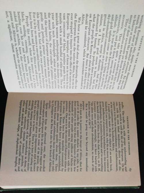 Venture to the Interior / Laurens Van der Post (1953)