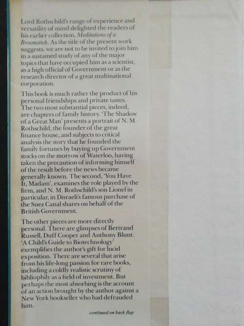 Random Variables  / Lord Rothschild