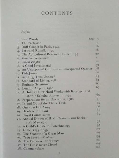 Random Variables  / Lord Rothschild