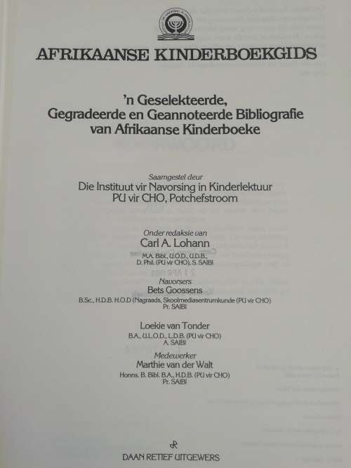 AKG Afrikaanse Kinderboekgids