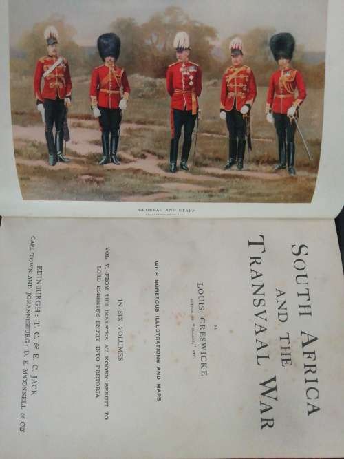 SOUTH AFRICA and the Transvaal War by Louis Creswicke (Volume 1 & Volume 5)