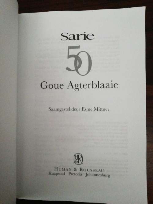 Sarie 50 -- Goue Agterblaaie  / Esme Mittner