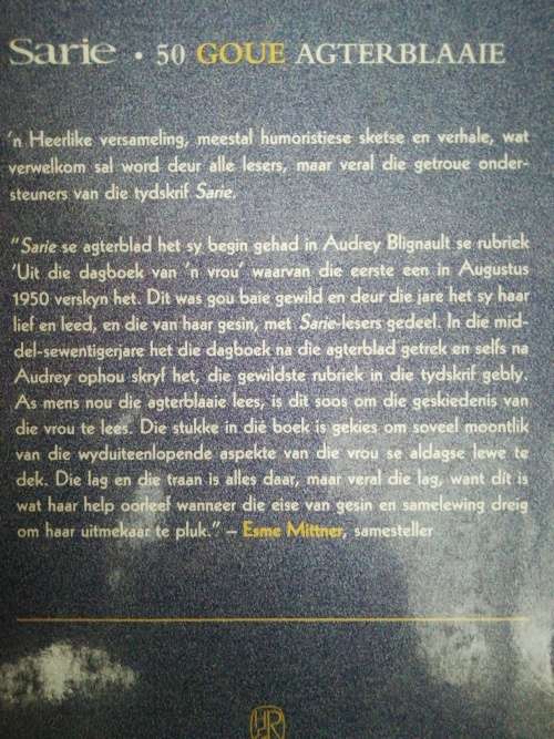 Sarie 50 -- Goue Agterblaaie  / Esme Mittner