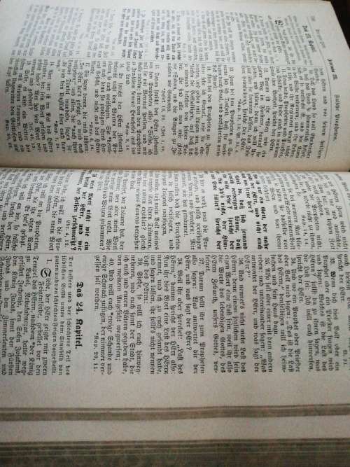 Die Bibel oder die ganze Heilige Schrift des Alten und Neuen Testaments. Nach der Übersetzung D. Mar