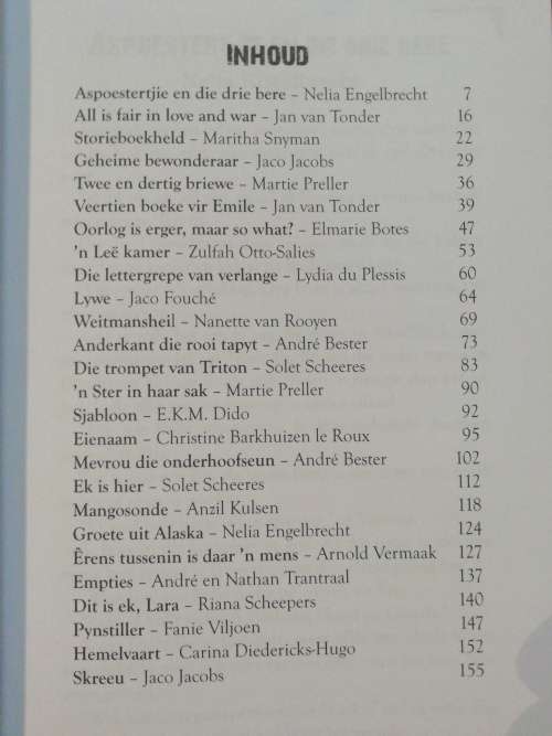 Skreeu En Ander Verhale / Marieta Nel