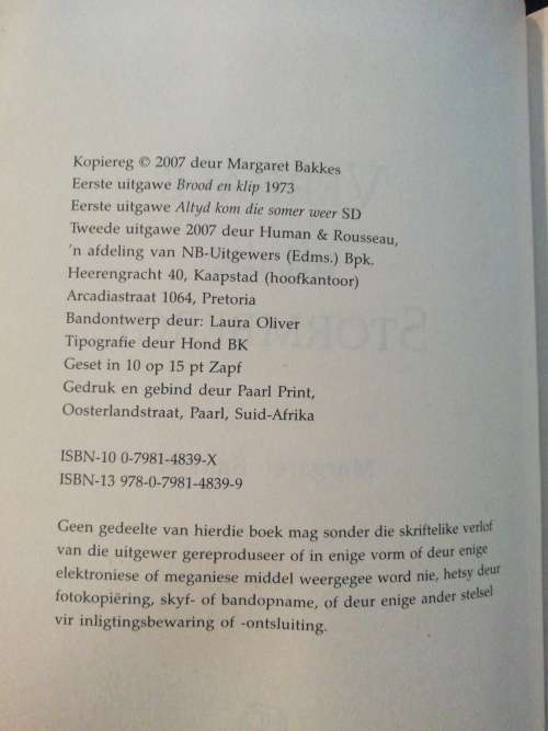 Verhale uit die Stormberge / Margaret Bakkes