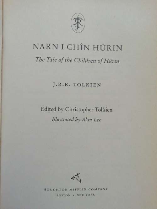 The Children of Húrin / J. R. R. Tolkien