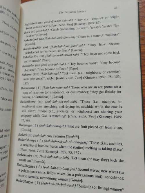 Traditional African Names / Jonathan Musere