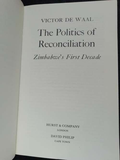 The Politics of Reconciliation / Victor De Waal