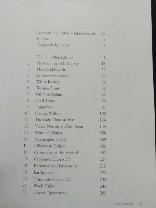 The Cape Times An Informal History / Gerald Shaw