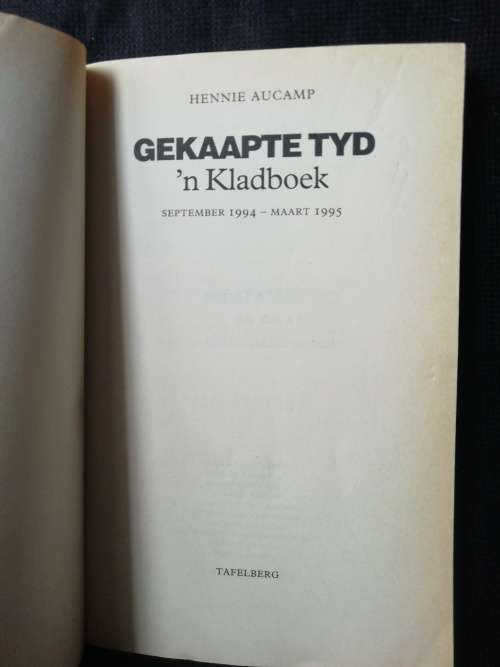 GEKAAPTE TYD / HENNIE AUCAMP