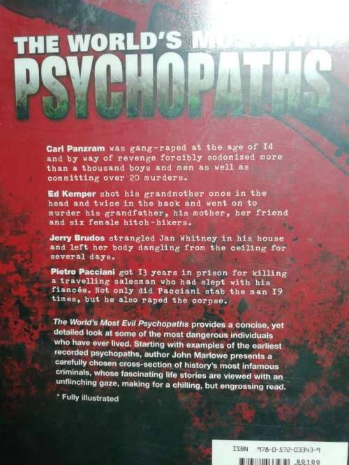 The Worls`s Most Evil PSYCHOPATHS / John Marlowe