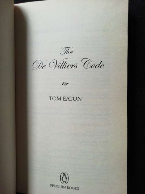 The De Villiers Code / Tom Eaton