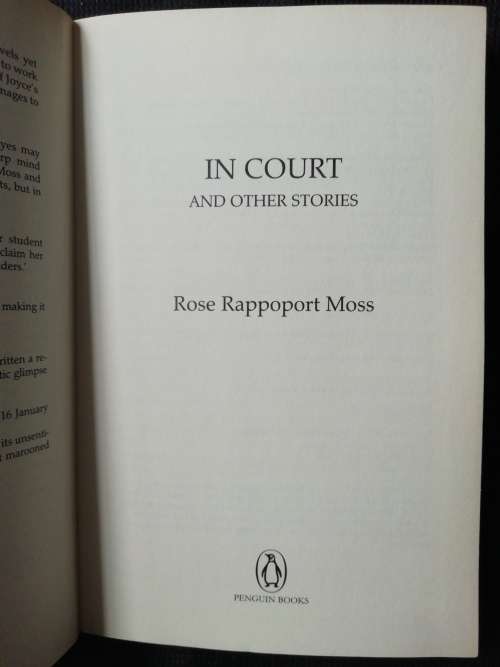 In Court / Rose Rappoport Mors