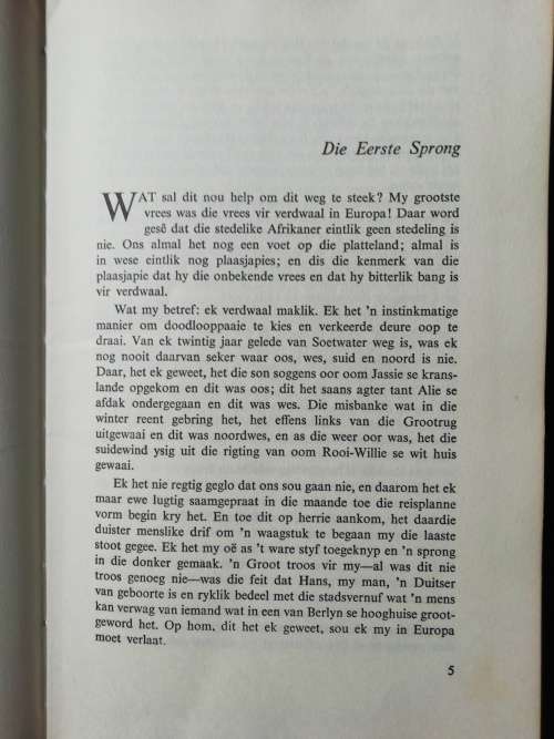 AGTER MY `N ALBATROS / ANNA M. LOUW