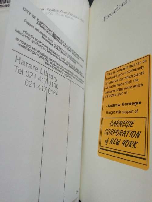 PRECARIOUS LIBERATION / FRANCO BARCHIESI