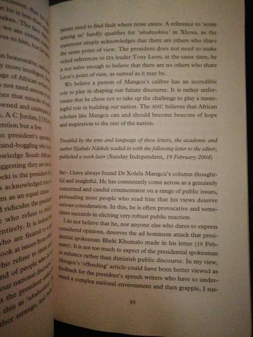 The ARROGANCE of POWER / Xolela Mangcu