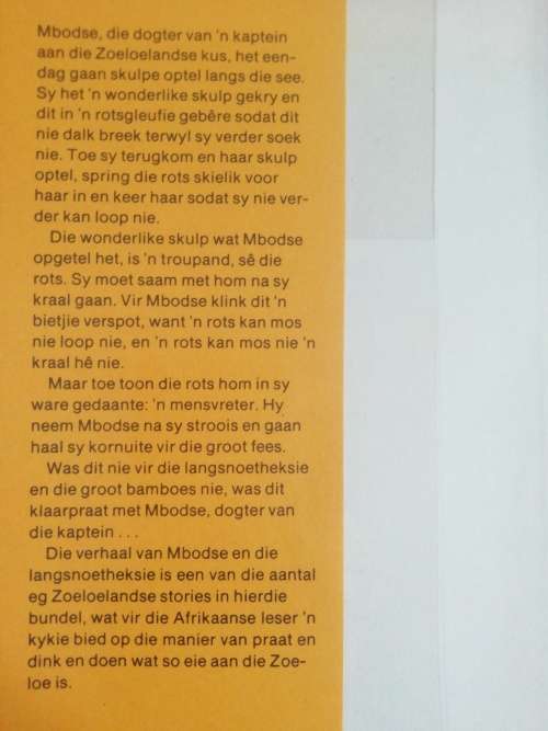 Mbodse en die Langsnoetheksie / Marie Opperman