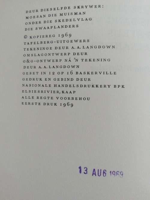 die Mense is bang vir Petrus Alsander / Pieter W Grobbelaar