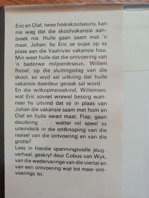 ONTVOERING / Cobus van Wyk