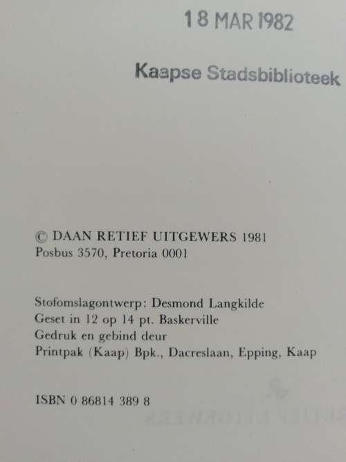ONTVOERING / Cobus van Wyk