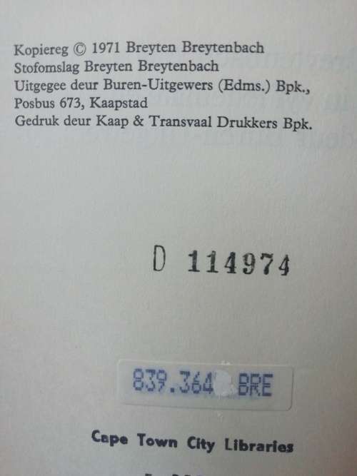 OM TE VLIEG / Breyten Breytenbach