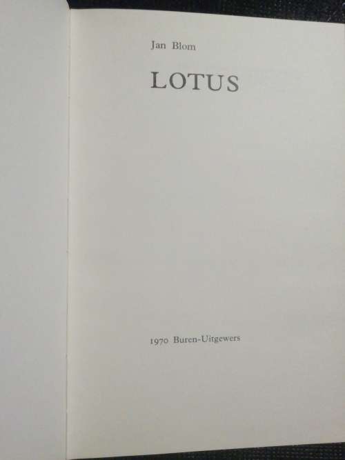 LOTUS / JAN BLOM