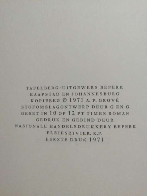 Hoogtepunte in die Afrikaanse verhaalkuns / A.P. Grové