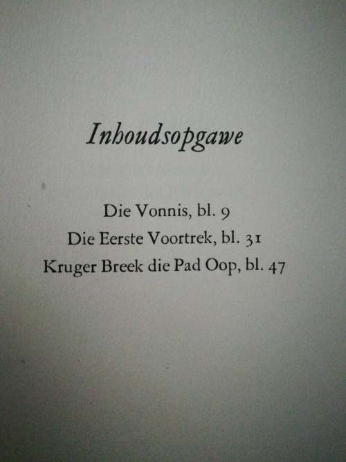 KRUGER BREEK DIE PAD OOP / NP VAN WYK LOUW